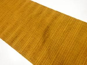 アンティーク　手織り紬小格子模様織出し全通袋帯（材料）